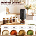 Devanti Electric Coffee Grinder USB-C Rechargeable 40 Grind Black