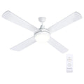 Devanti 52in Ceiling Fan DC Motor Light Remote White