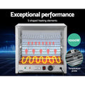 Devanti 54cm Commercial Food Warmer Display Cabinet