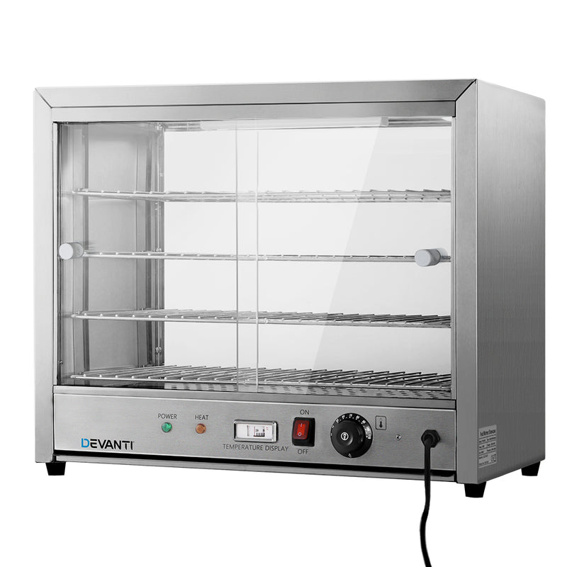 Devanti 64cm Commercial Food Warmer Display Showcase Cabinet