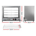Devanti 64cm Commercial Food Warmer Display Showcase Cabinet