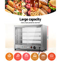 Devanti 64cm Commercial Food Warmer Display Showcase Cabinet
