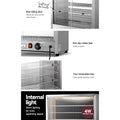 Devanti 64cm Commercial Food Warmer Display Showcase Cabinet