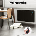 Devanti 2000W Electric Convection Heater Black
