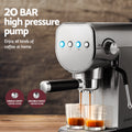 Devanti 20 Bar Espresso Coffee Machine Cafe Maker