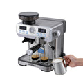 Devanti Coffee Machine Espresso Maker Grinder Milk Frother Steam Wand