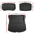 Tesla Model 3 Highland 2024 Boot Liner Frunk Cargo Mats Weisshorn