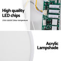 Leier LED Ceiling Light Round 31W 5CM Oyster Modern Cool/Warm