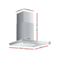 Comfee 60cm Rangehood LED Light Stainless Steel 600mm