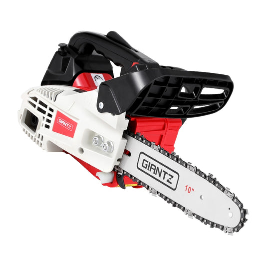 Giantz 25cc Petrol Chainsaw 10" Bar E-Start Tree Pruning
