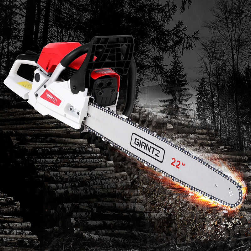 Giantz 74cc Petrol Chainsaw 22