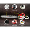 Giantz 72CC Petrol Chainsaw 24
