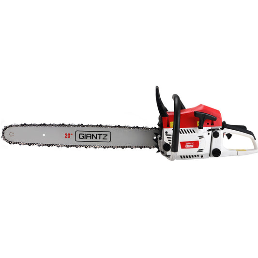 Giantz 62CC Petrol Chainsaw 20" Bar E-Start Pruning