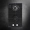 Devanti Gas Cooktop 30cm 2 Burner Built-in Wok NG LPG