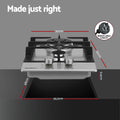 Devanti Gas Cooktop 30cm 2 Burner Silver Stainless