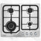Devanti Gas Cooktop 60cm 4 Burner Silvir