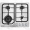 Devanti Gas Cooktop 60cm 4 Burner Silver