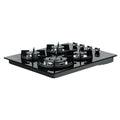Devanti Gas Cooktop 60cm 4 Burner Stove Hob Black
