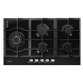 Devanti Gas Cooktop 90cm 5 Burner Black Stove