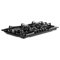 Devanti Gas Cooktop 90cm 5 Burner Black Stove