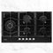 Devanti Gas Cooktop 90cm 5 Burner Black Stove