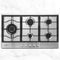 Devanti Gas Cooktop 90cm 5 Burner Silver