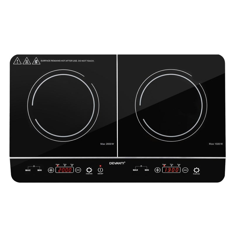Devanti Induction Cooktop 60cm Portable Electric Cooker