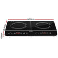 Devanti Induction Cooktop 60cm Portable Electric Cooker
