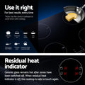 Devanti 70cm Electric Induction Cooktop 4 Zones 7000W Ceramic
