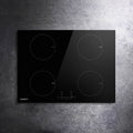 Devanti 70cm Electric Induction Cooktop 4 Zones 7000W Ceramic