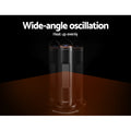 Devanti 2000W Ceramic Tower Heater Electric