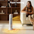 Devanti 2000W Ceramic Tower Heater Oscillating White