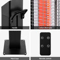 Devanti 2000W Electric Radiant Tower Heater Remote Control Portable