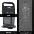 Devanti 2000W Ceramic Tower Heater Oscillating Black
