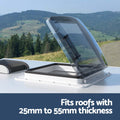 Weisshorn Caravan Roof Vent Air Exhaust Hatch RV Motorhome White