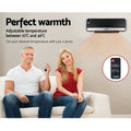 Devanti 2000W Wall Mounted Panel Heater Black