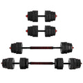 Everfit 40kg Dumbbells Barbell Set Adjustable Weight Lifting