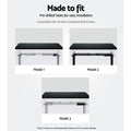 Artiss Standing Desk Top 120cm Black