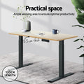 Artiss Standing Desk Top 120cm White Oak