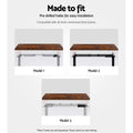 Artiss Standing Desk Top Rustic Brown 120cm