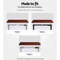 Artiss Standing Desk Top 120cm Walnut