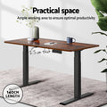 Artiss Standing Desk Top 140cm Rustic Brown