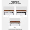 Artiss Standing Desk Top 140cm Rustic Brown