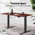 Artiss Standing Desk Top 140cm Walnut