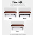 Artiss Standing Desk Top 140cm Walnut