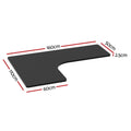 Artiss L-Shape Standing Desk Top 160cm Black