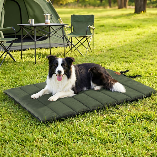 i.Pet Large Outdoor Dog Bed Water-resistant Washable Green