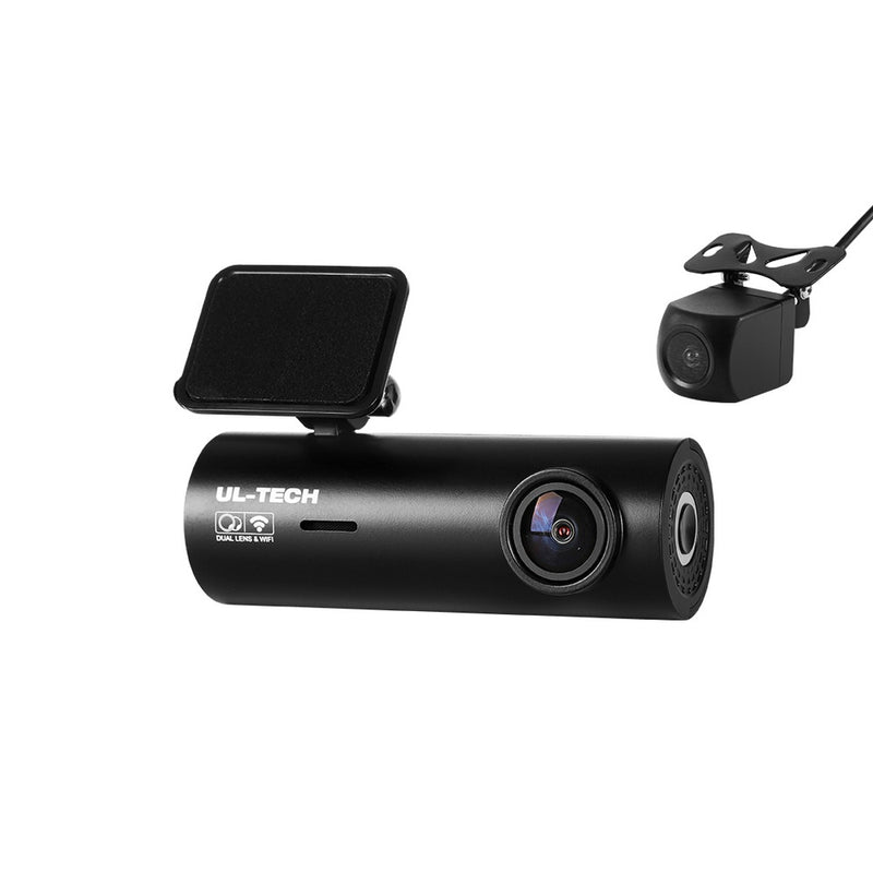 UL-tech 4K Dash Camera Front Rear WiFi Hidden Car DVR