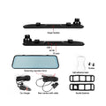 UL-tech Dash Camera 1080P Front Rear View Car DVR Reverse Recorder