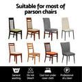 Artiss Dining Chair Covers 4x Spandex Stretch Slipcovers Grey